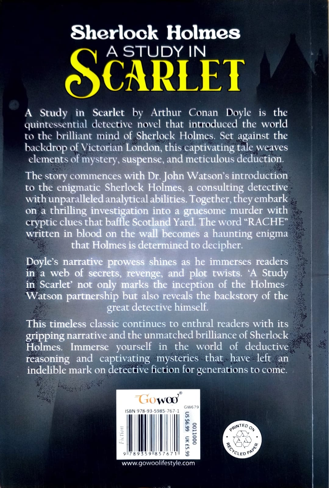 Sherlock Homes: A Study in Scarlet