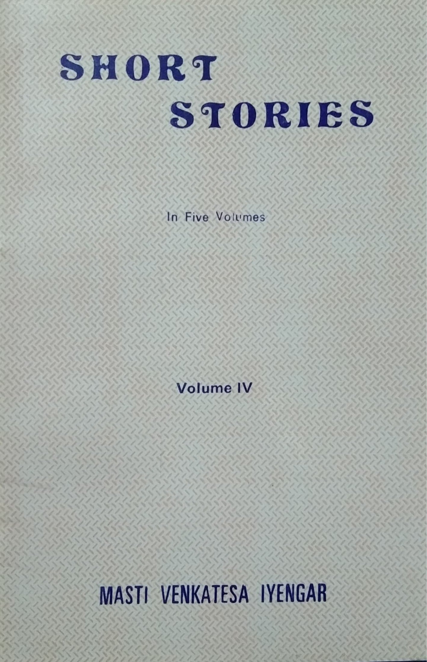 SHORT STORIES - Volume 4