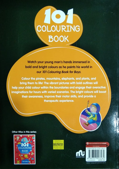 101 Colouring Book for Boys