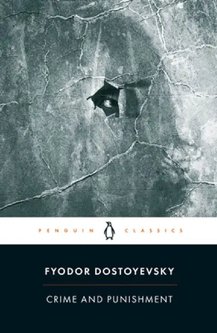 Title : Crime and Punishment, Novel, Author : Fyodor Dostoyevsky, Publisher : Penguin.