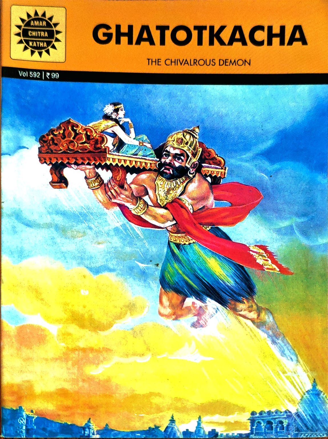 Ghatotkacha Stories Amar Chitra Katha English Book Harivu Books ghatotkacha-stories-amar-chitra-katha-english-book-harivu-books