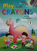Title : Play with CRAYONS, O-Level Colouring Book, Publisher : Vasantha Prakashana.