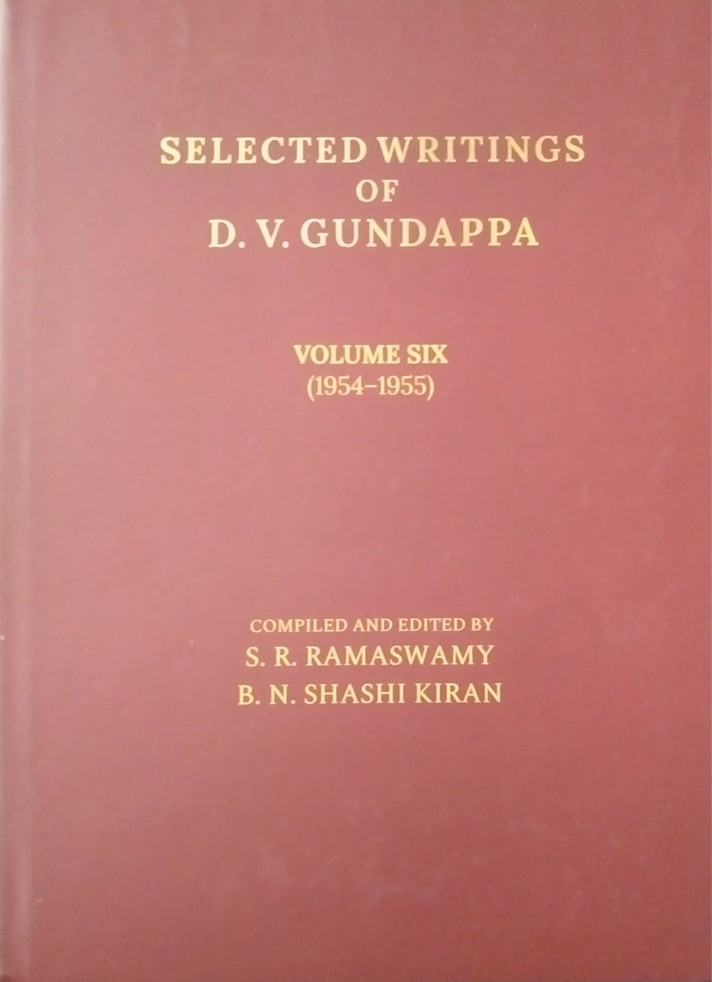 Selected Writings of D. V. Gundappa - 6