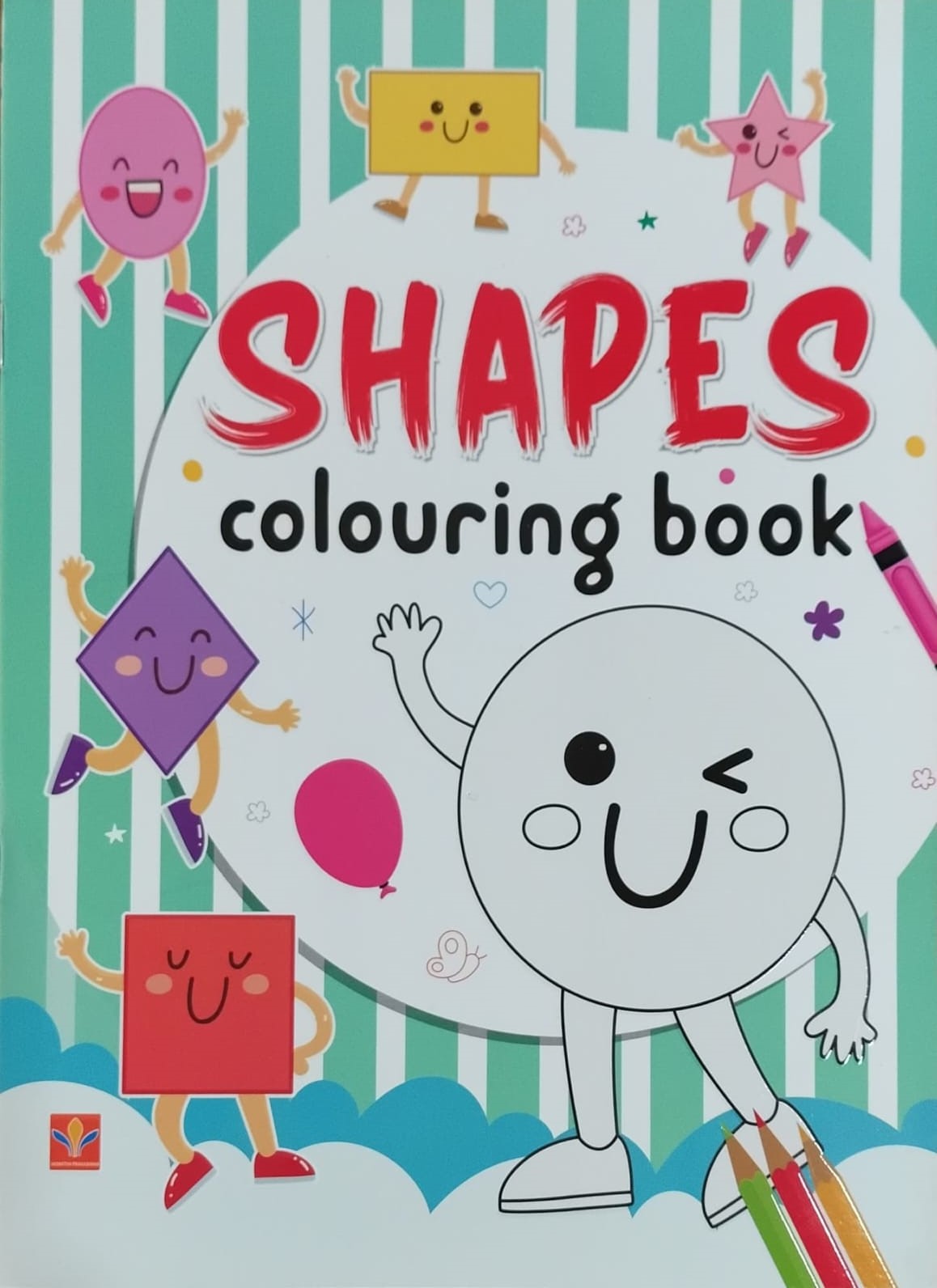 Title : Shapes - Colouring Book, Children Book, Publisher : Vasantha Prakashana