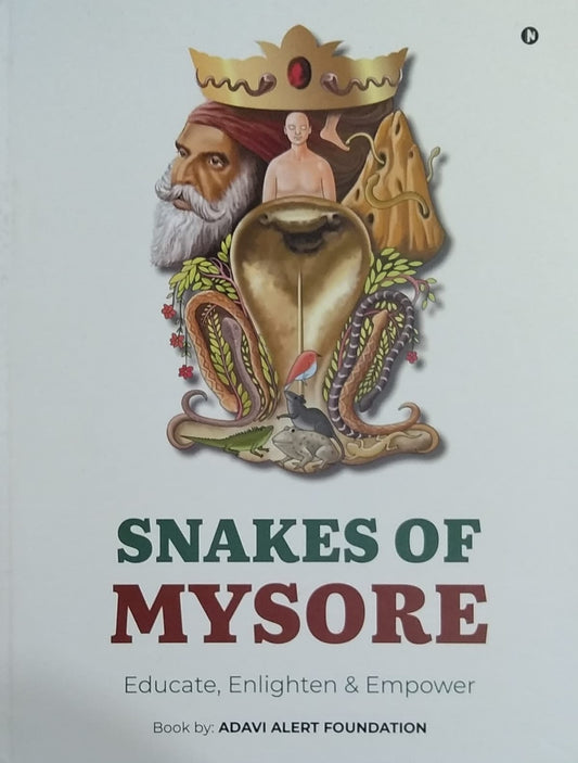 'Snakes of Mysore' is a book abou Snakes which is written by Pavan Joshi and Published by Adavi Alert Foundation