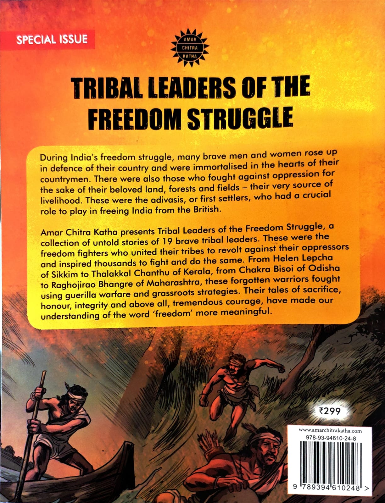 Title : Teibal Leaders of the Freedom Struggle, Epics and Mythology, Author : Amar Chitra Katha, Publisher : Amar Chitra Katha Pvt Ltd.