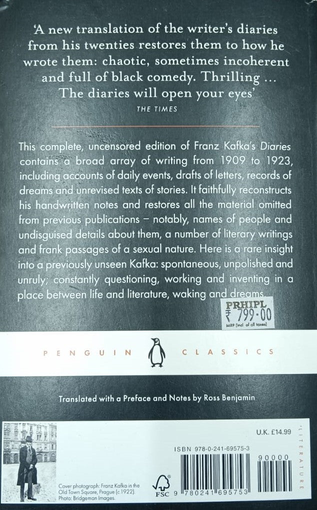 The Diaries of Franz Kafka