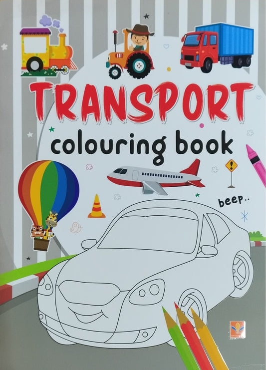 Title : Transpot - Colouring Book, Children Book, Publisher : Vasantha Prakashana