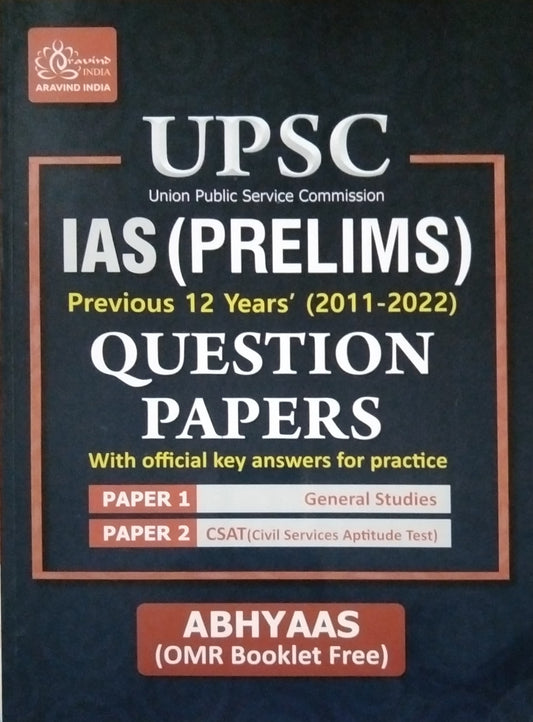 UPSC, IAS (PRELIMS) QUESTION PAPERS