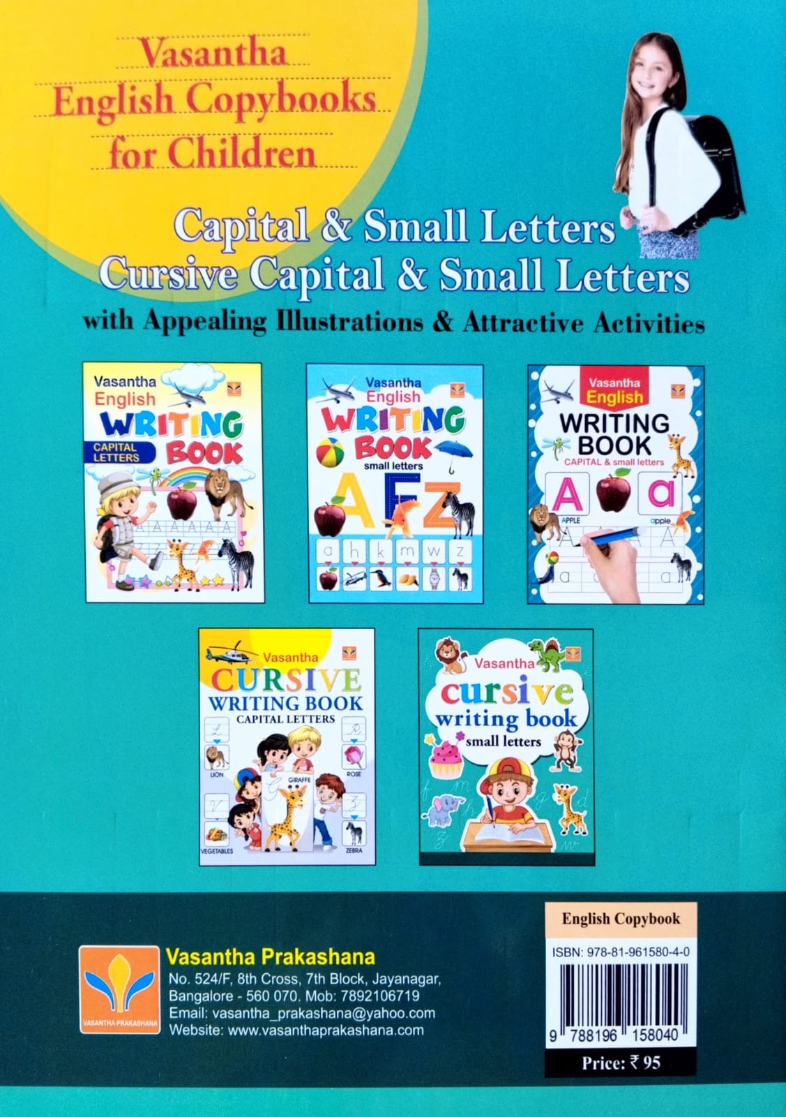 Cursive Writing Book - Small Letters