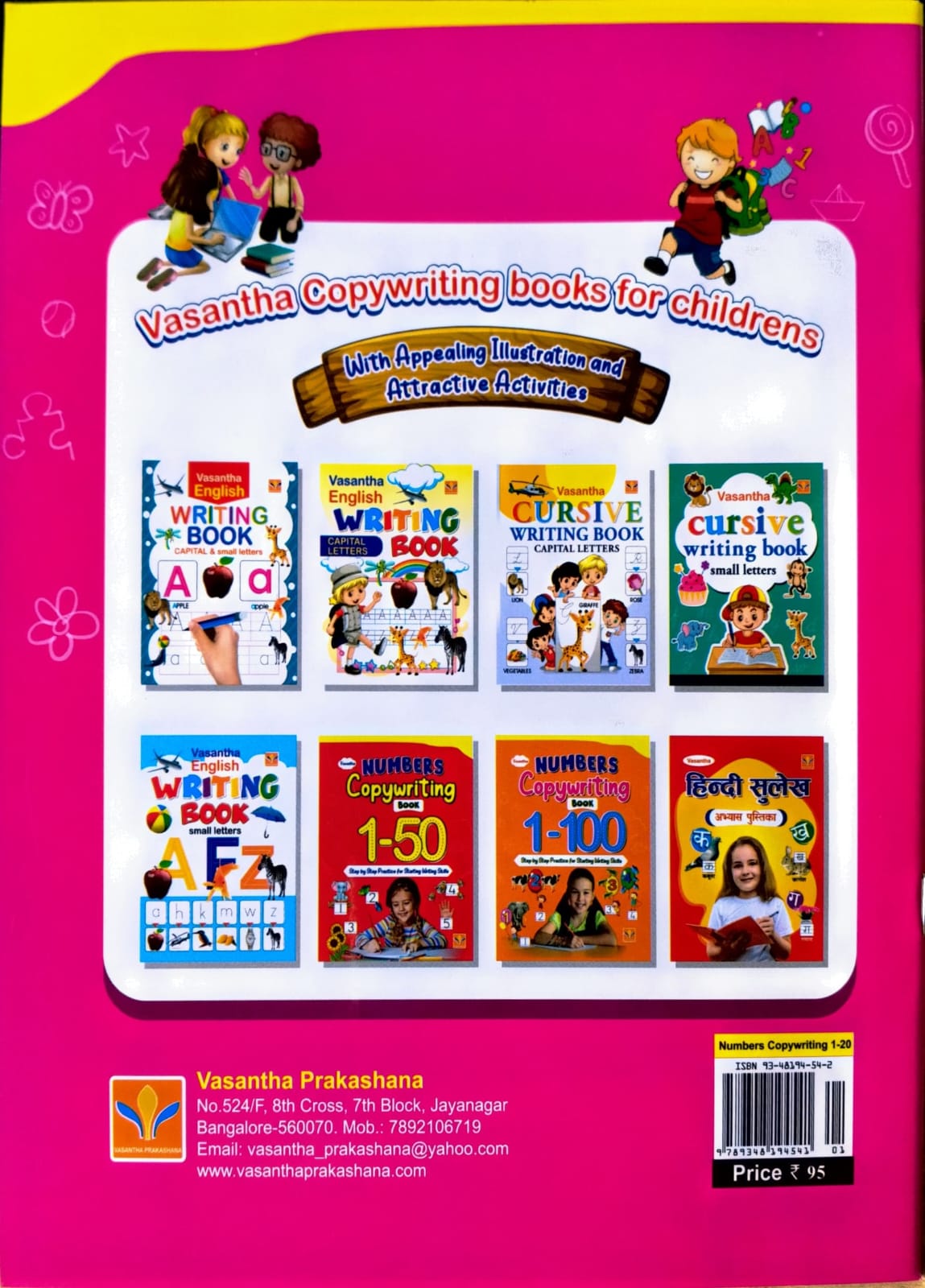 Numbers Copywriting Book 1-20