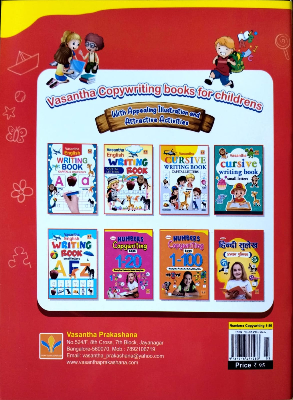 Numbers Copywriting Book 1-50