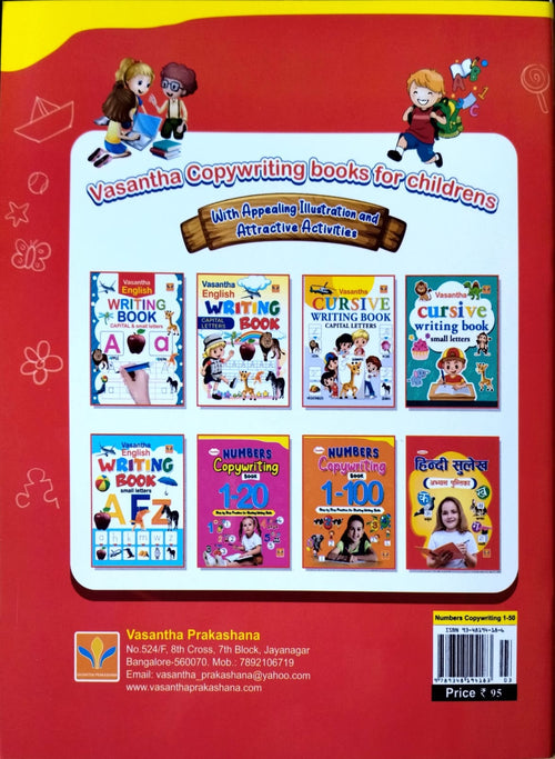 Numbers Copywriting Book 1-50