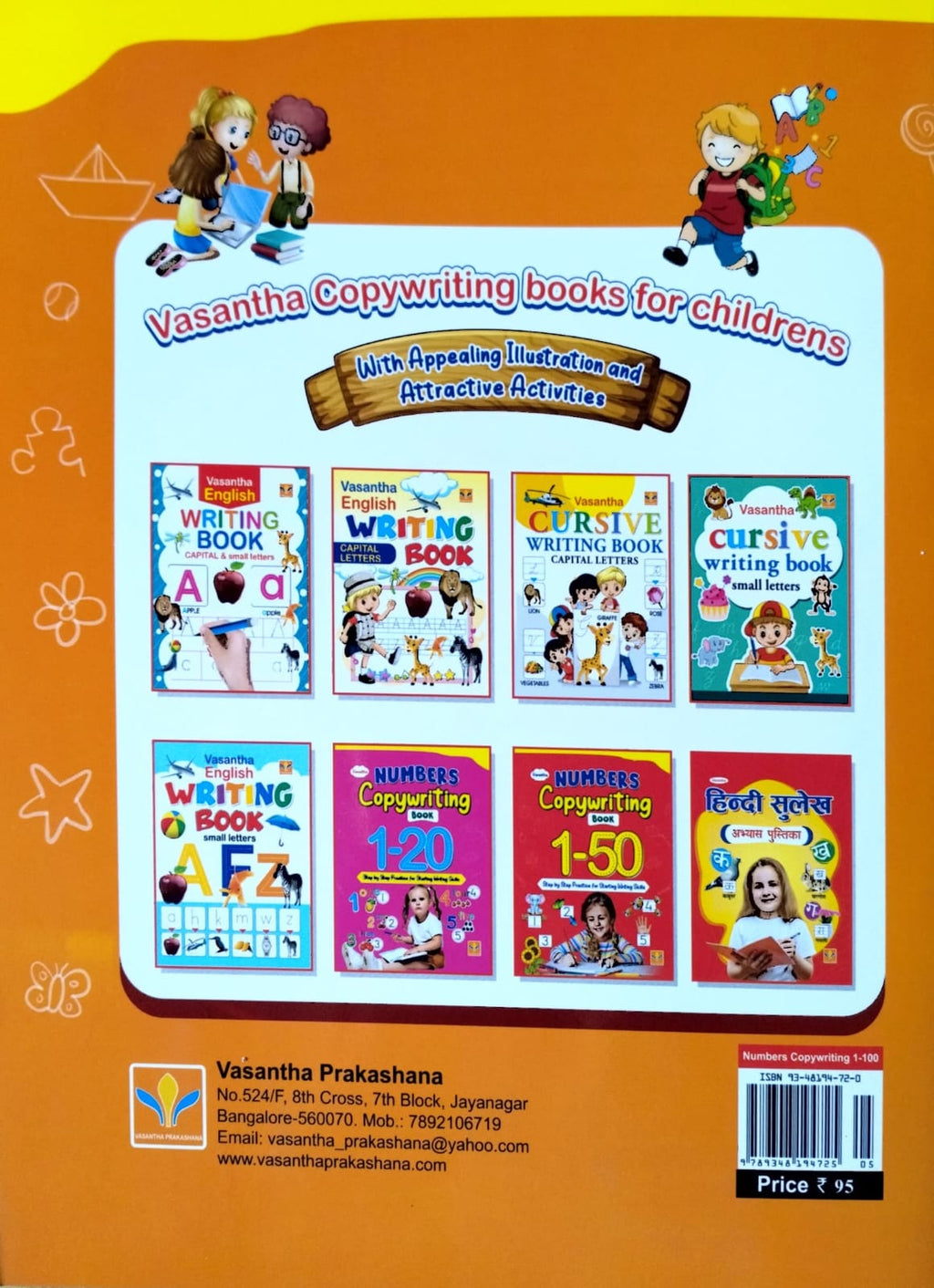 Numbers Copywriting Book 1-100