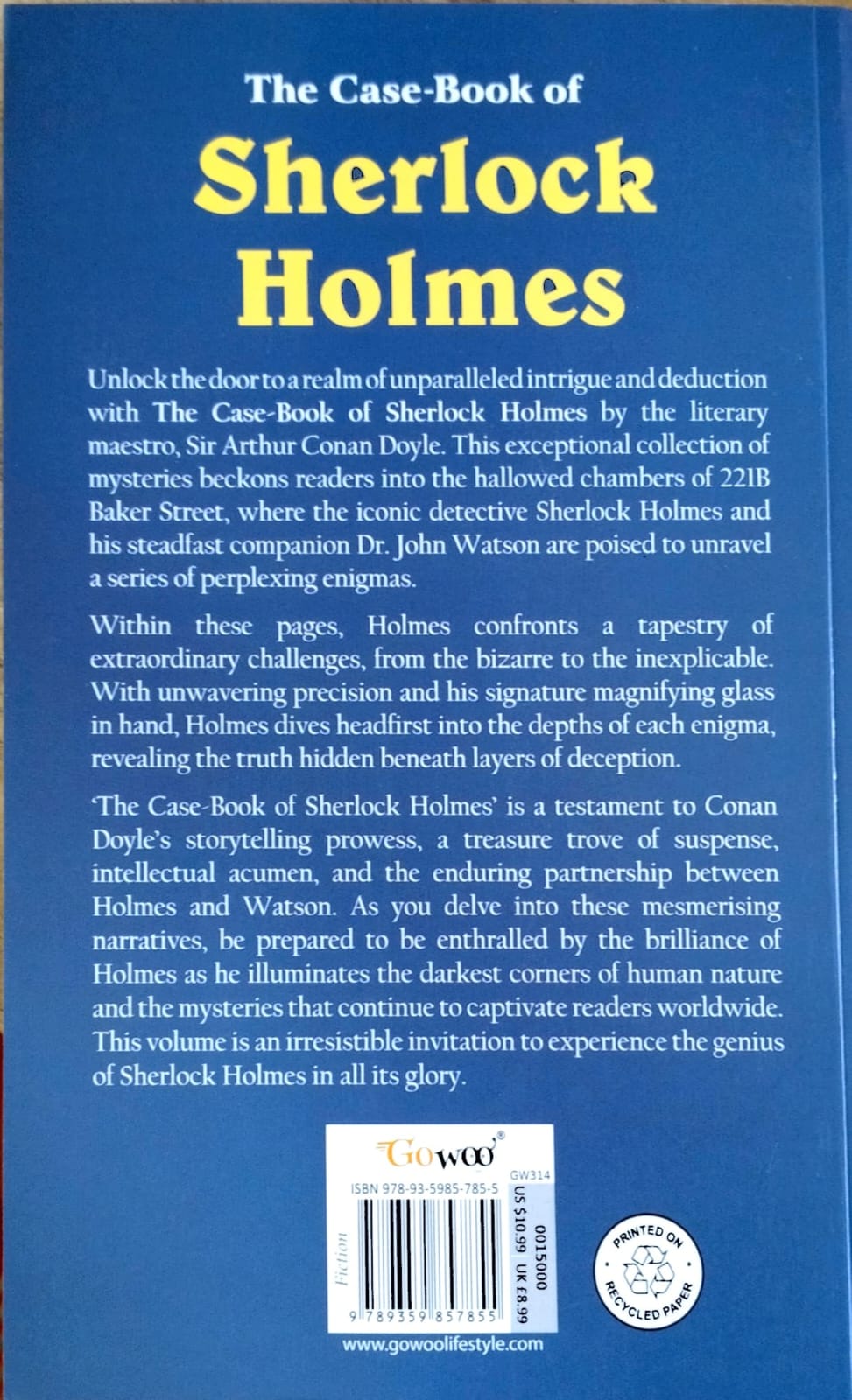 The Case-Book of Sherlock Holmes