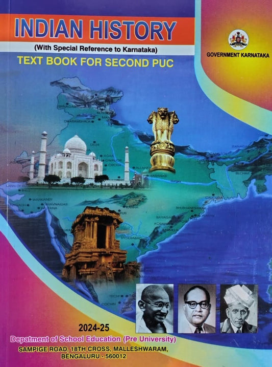 INDIAN HISTORY 2ND PUC TEXT BOOK