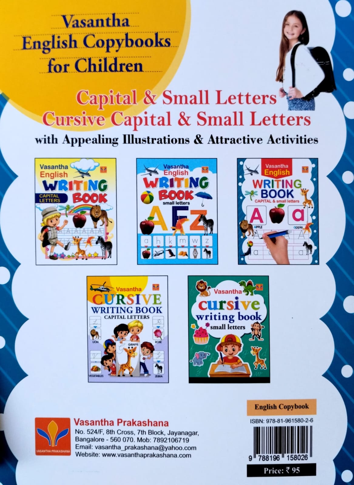 Writing Book - Capital and Small Letters