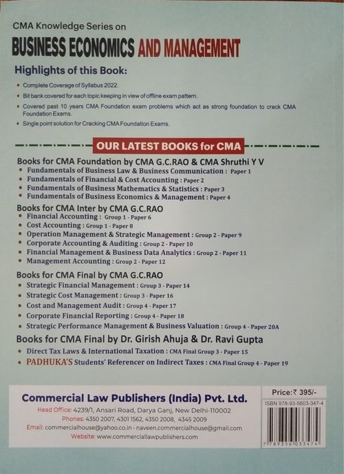 Business Economics And Management