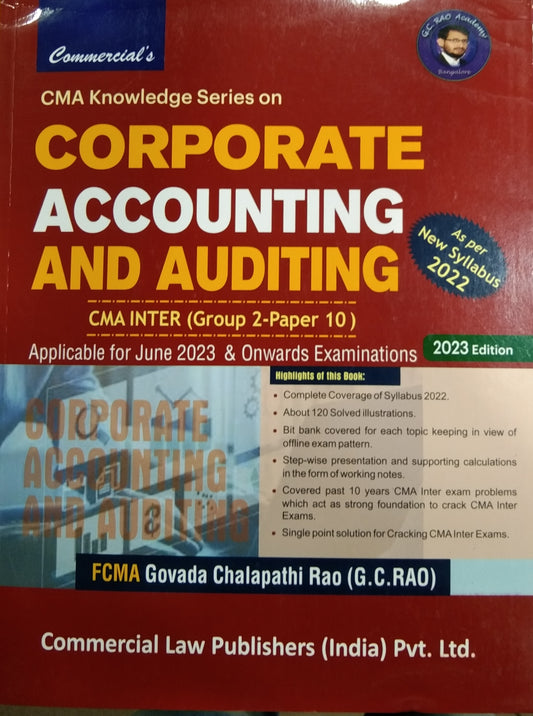 CORPORATE ACCOUNTING AND AUDITING