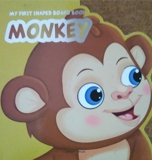 MY FIRST SHAPED BOARD BOOK - MONKEY