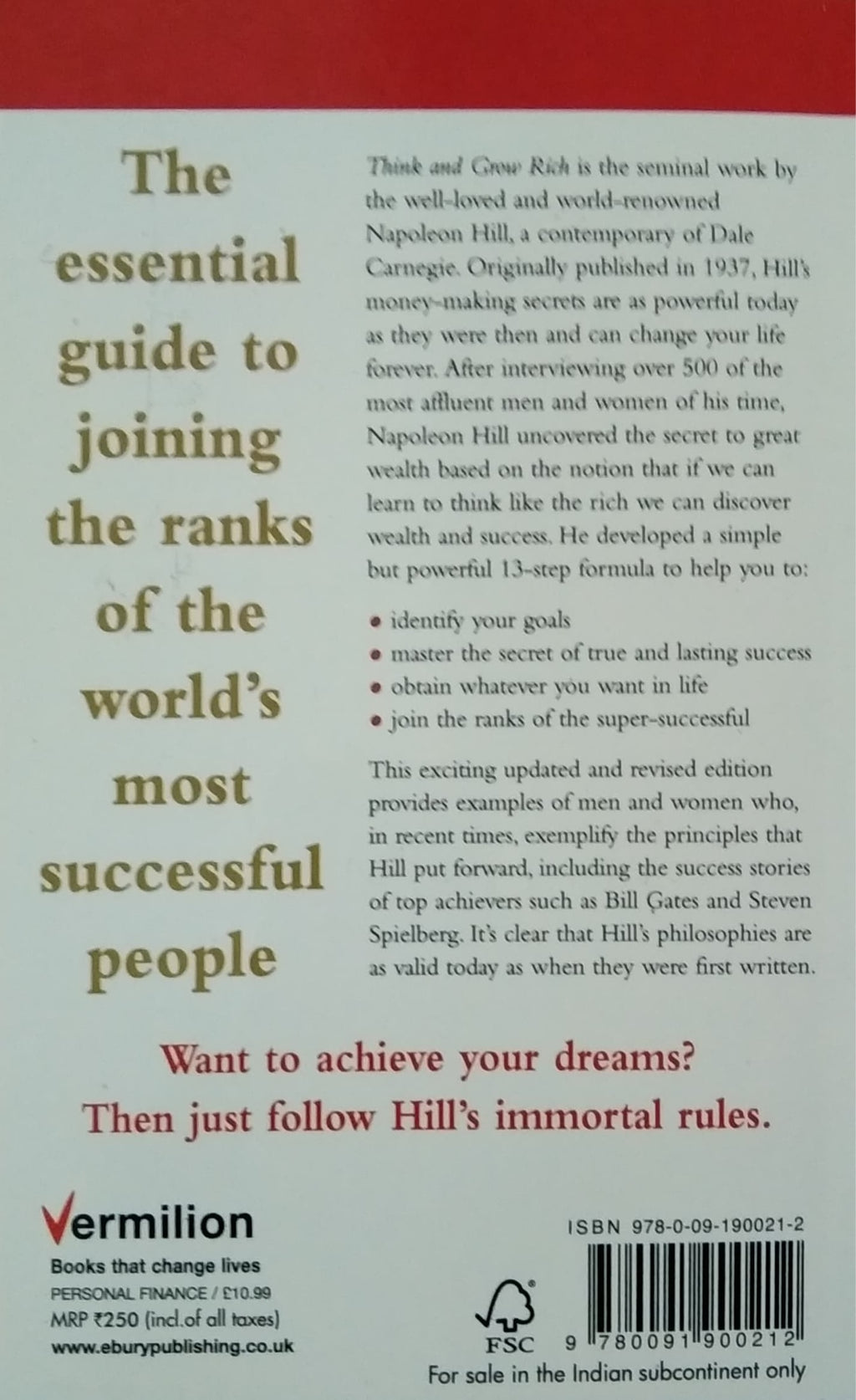 Think and Grow Rich